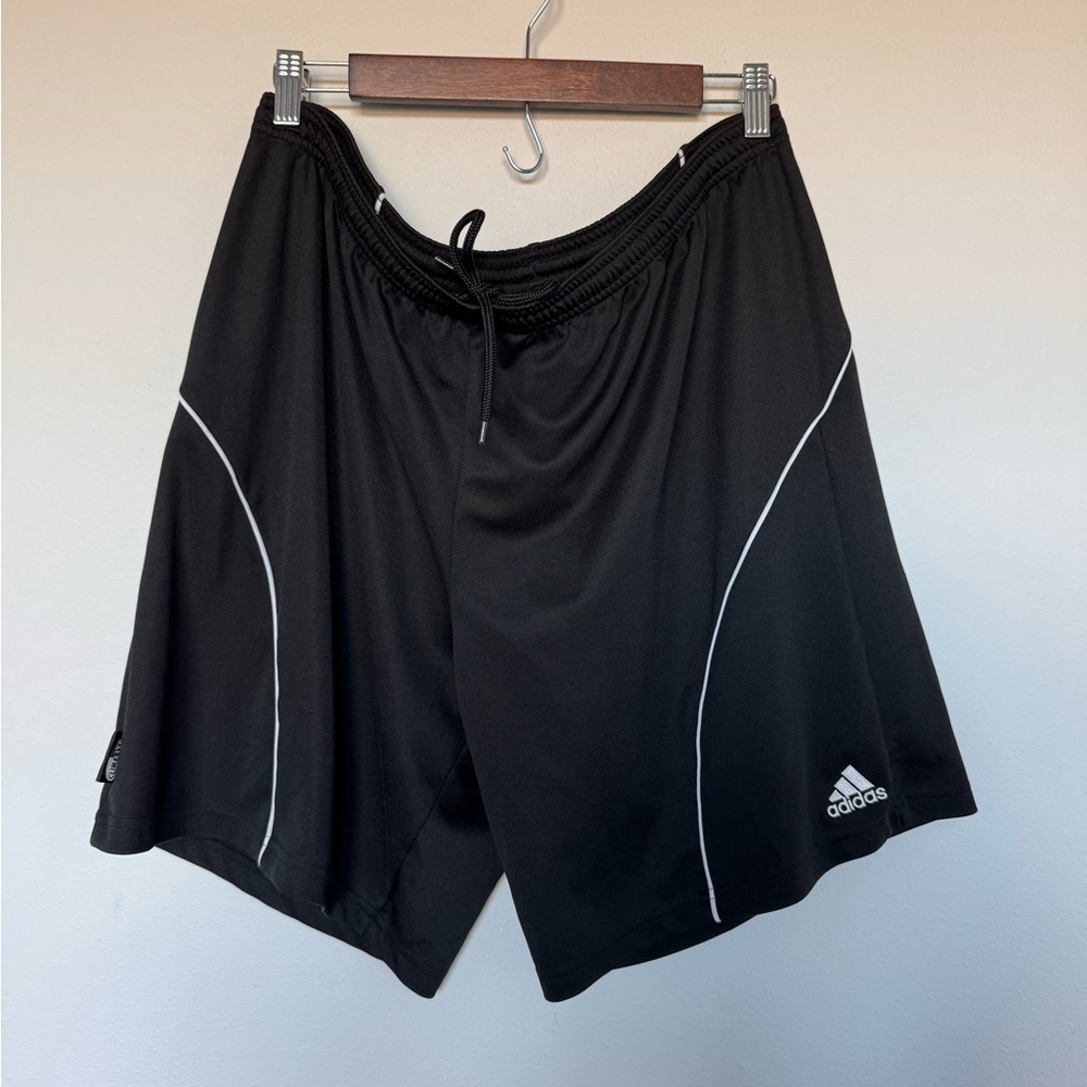 Adidas Men's Black & White Athletic Shorts Athleisure Activewear Stretch Size 2X